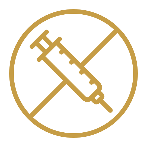 No yellow fever vaccination icon